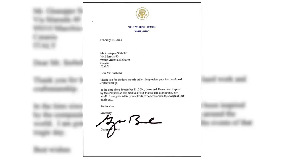George W. Bush Letter George W. Bush Letter