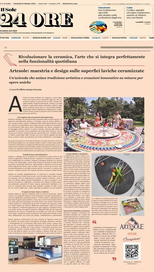 Sole 24 Ore Article Sole 24 Ore Article
