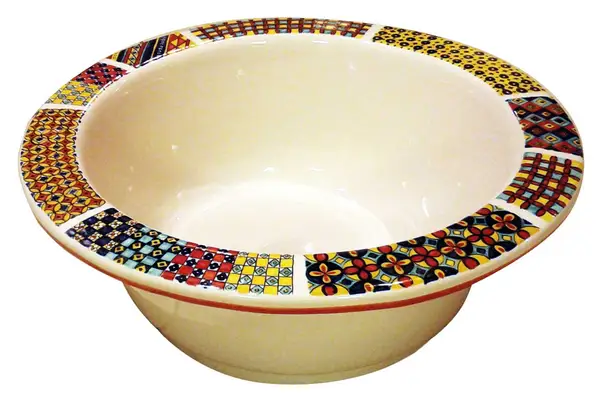 hand-decorated ceramic sink for kitchens