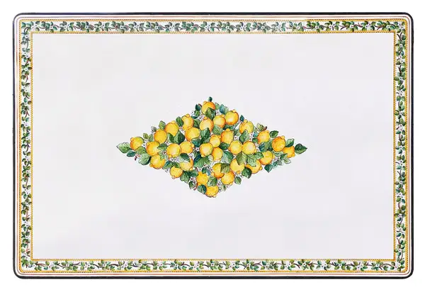 Table of pietra hand-decorated