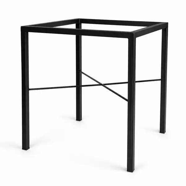Modern wrought iron table base