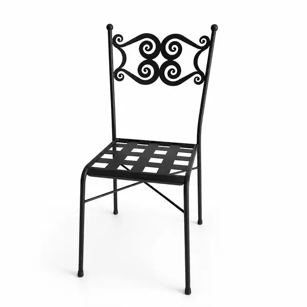 Wrought iron outdoor chair model ART231