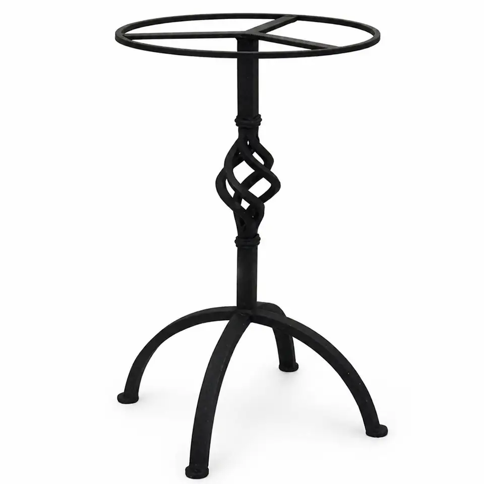 Wrought Iron Base for lava stone table