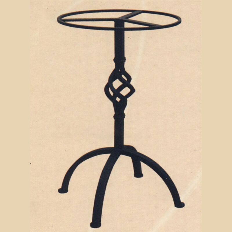 Wrought Iron Base for lava stone table